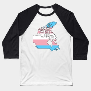 Canada Trans Pride! Baseball T-Shirt